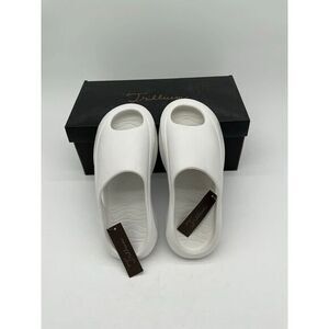 Trillium Palmer Slide‎ Sandal White NEW Size 8